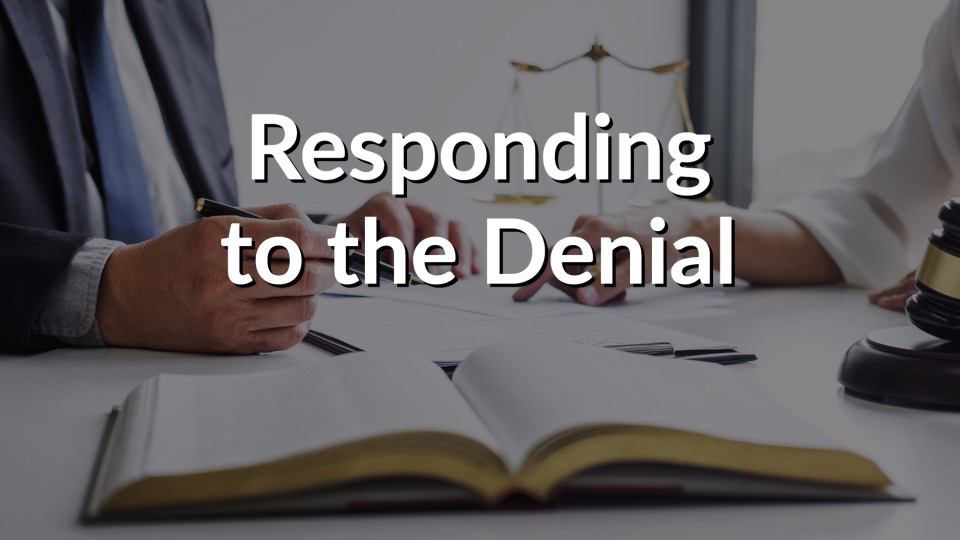 Responding to the Denial
